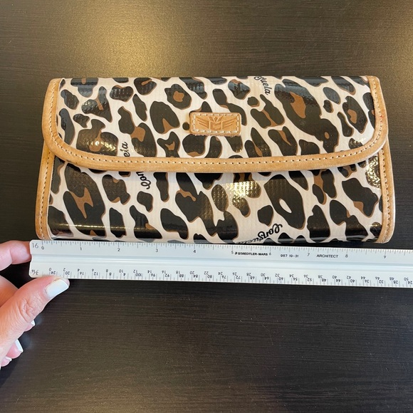 consuela leopard wallet